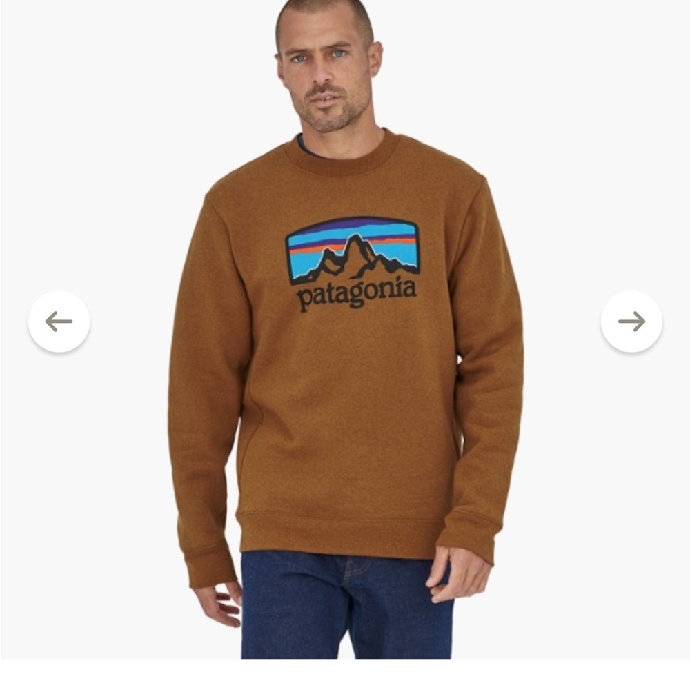 Patagonia Men's Tan Crewneck Sweater